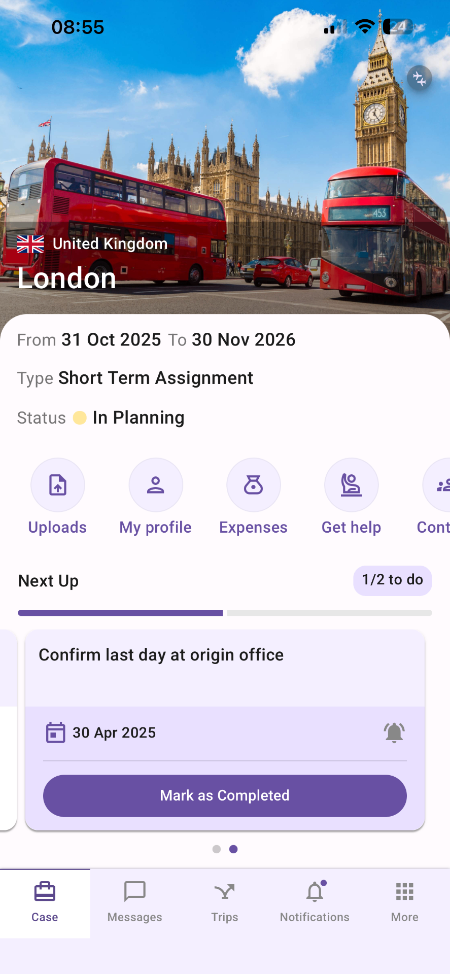 Employee mobile app